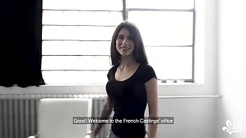CASTING FRANCAIS - горячий первый порно кастинг с французско-канадской новенькой