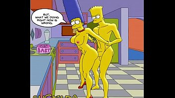 Барт Симпсон трахает свою маму Мардж